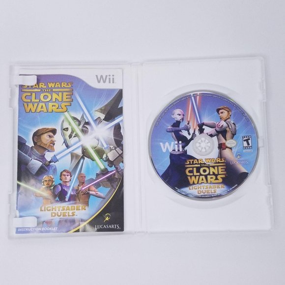 Nintendo Wii Star Wars Clone Wars Lightsaber Duels - Picture 3 of 7